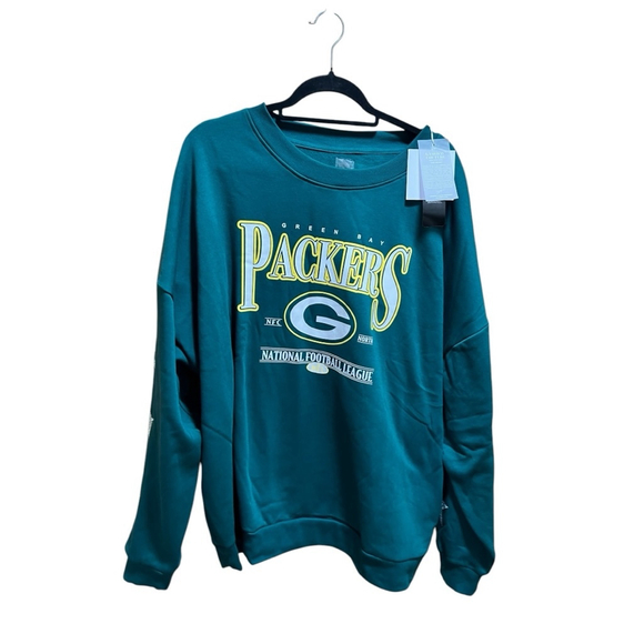 Women's XL Green Bay Packers Gameday Couture Rhinestone Star Sweatshirt JIT33 - Picture 2 of 7